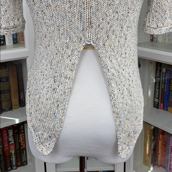 BCBGeneration Cream Tuxedo Hem Sweater - Picture 7 of 11